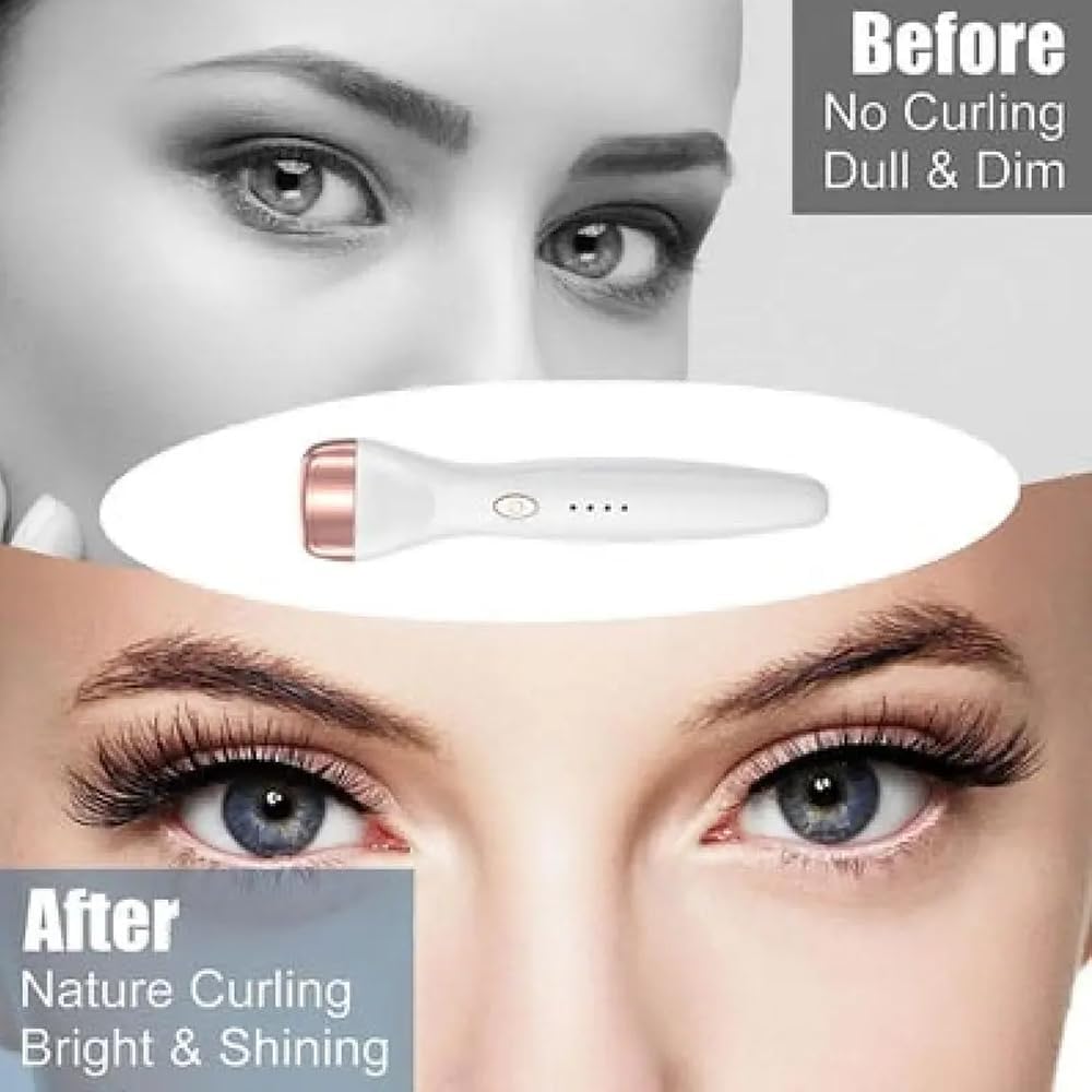 "Beheizte Wimpernzange mit 360°-Design, verleiht dramatischen Schwung und langanhaltende Locken für jeden Tag."