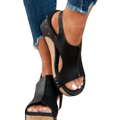 Bequeme orthopädische Damensandalen mit ergonomischem Design, elegante Riemen und rutschfeste Sohle für Stabilität.