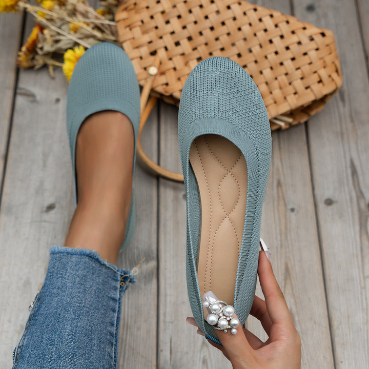 "Bequeme orthopädische Damenschuhe zum Hineinschlüpfen in elegantem Design mit rutschfester Sohle für besten Halt."