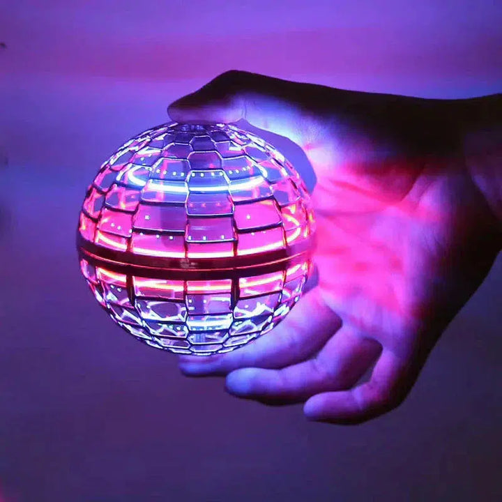"Blauer und roter Flying Orb Ball, schwebendes Spielzeug für drinnen und draußen, innovativer Schwebeball, kinderfreundlich"