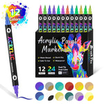 12 Stifte (24 Farben)