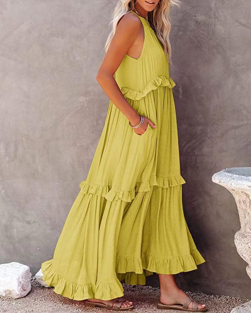 Leichtes Sommerkleid Damen - Elegant & Atmungsaktiv