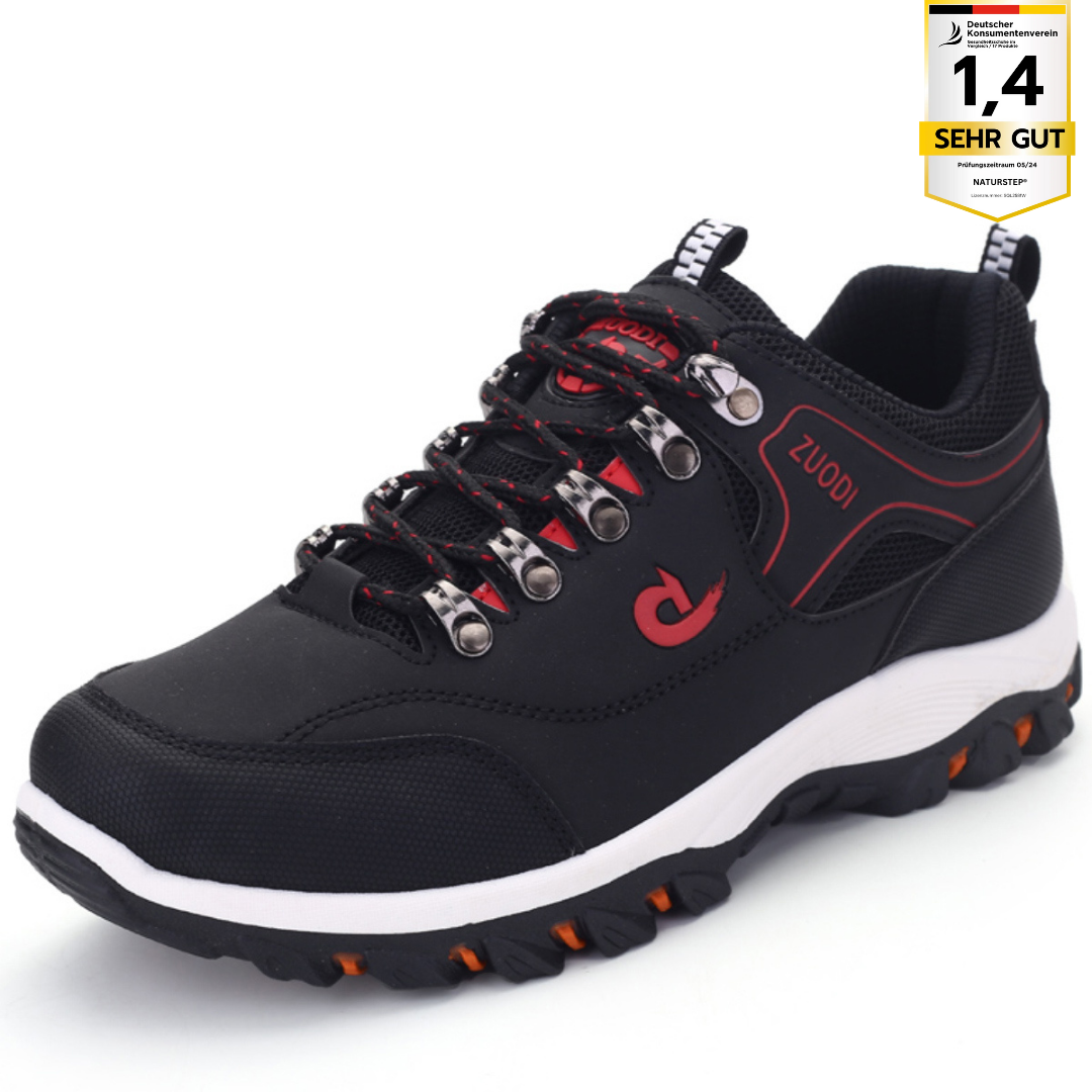 Camouflage orthopädischer Wanderschuh mit stoßdämpfender Sohle und ergonomischem Design für unisex Komfort.