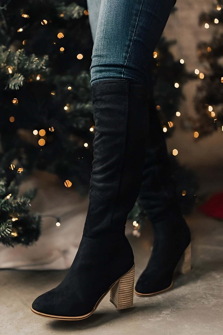 Elegante Damenstiefel aus Hochwertigem Leder