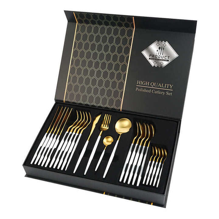 24-teiliges Edelstahl-Besteckset