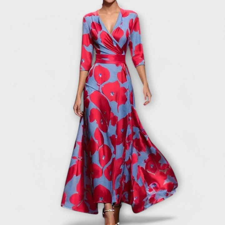"Cocktailkleid Damen, elegantes Design, kunstvolle Ärmel, figurschmeichelnd, geeignet für festliche Anlässe"