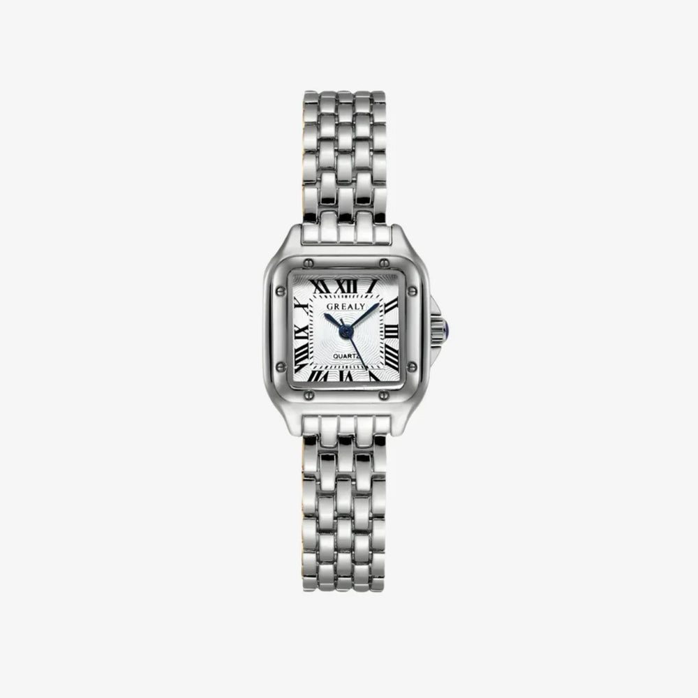 "Damen Armbanduhr aus 18k Gold, elegantes Design, präzises Quarzwerk, luxuriöses Schmuckstück, zeitlose Eleganz"