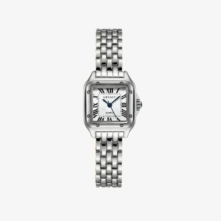 "Damen Armbanduhr aus 18k Gold, elegantes Design, präzises Quarzwerk, luxuriöses Schmuckstück, zeitlose Eleganz"
