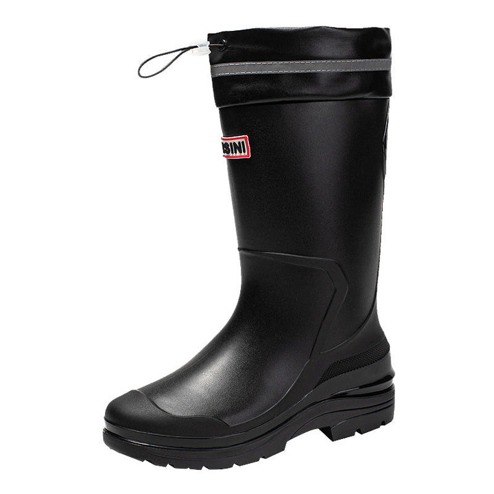 "Damen Gummistiefel, wasserdicht, rutschfest, komfortabel, modisches Design, verstärkter Schaft, beige bis schwarz erhältlich