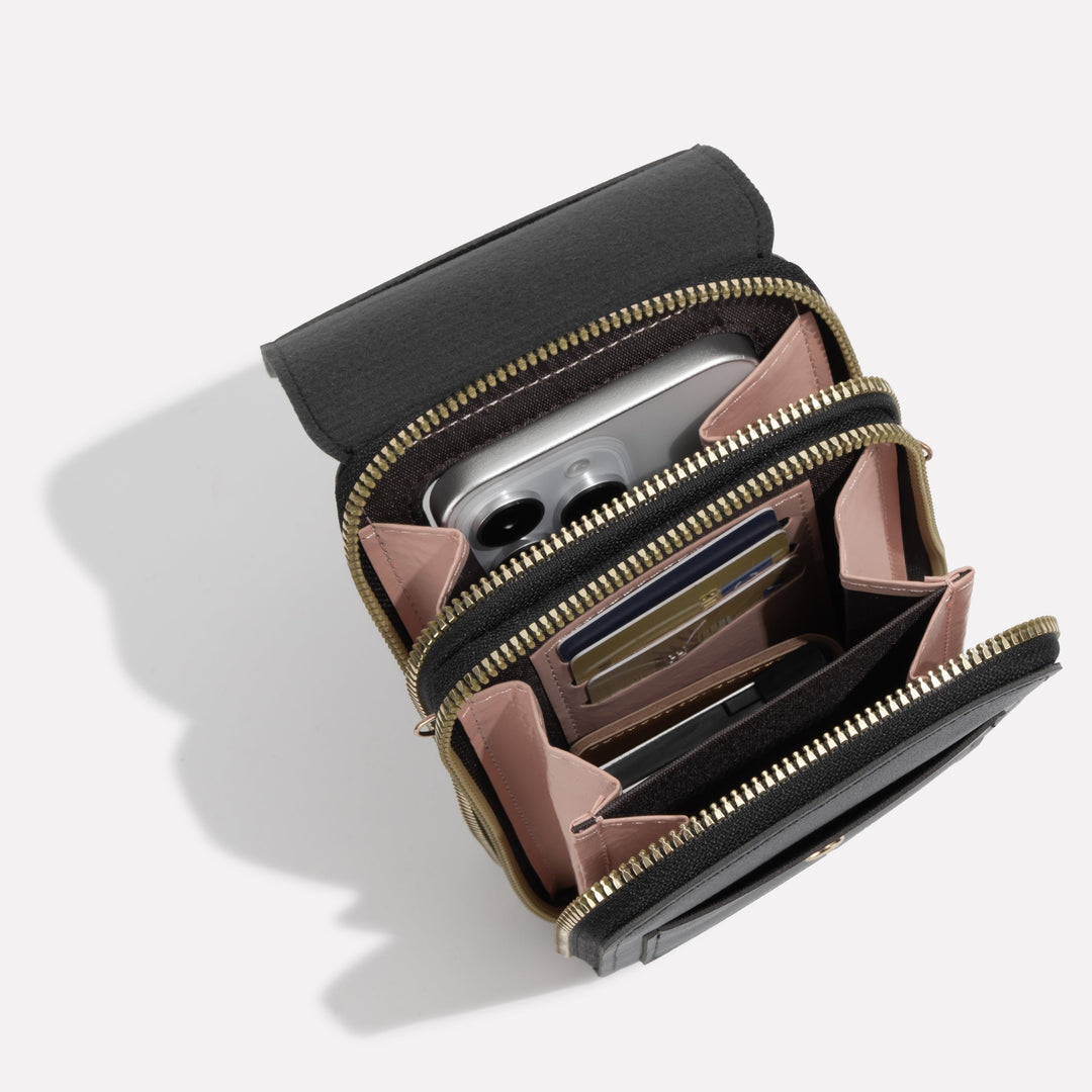 Damen Handy Umhängetasche, diebstahlsicher, komfortabel, modernes Design, vielseitige Fächer, ideal für den Alltag.