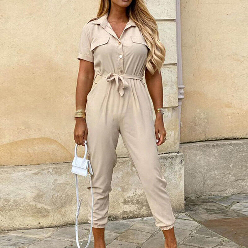 "Damen Jumpsuit elegant und vielseitig, atmungsaktives Material, lockere Passform, für schicke Anlässe und Freizeit geeignet.