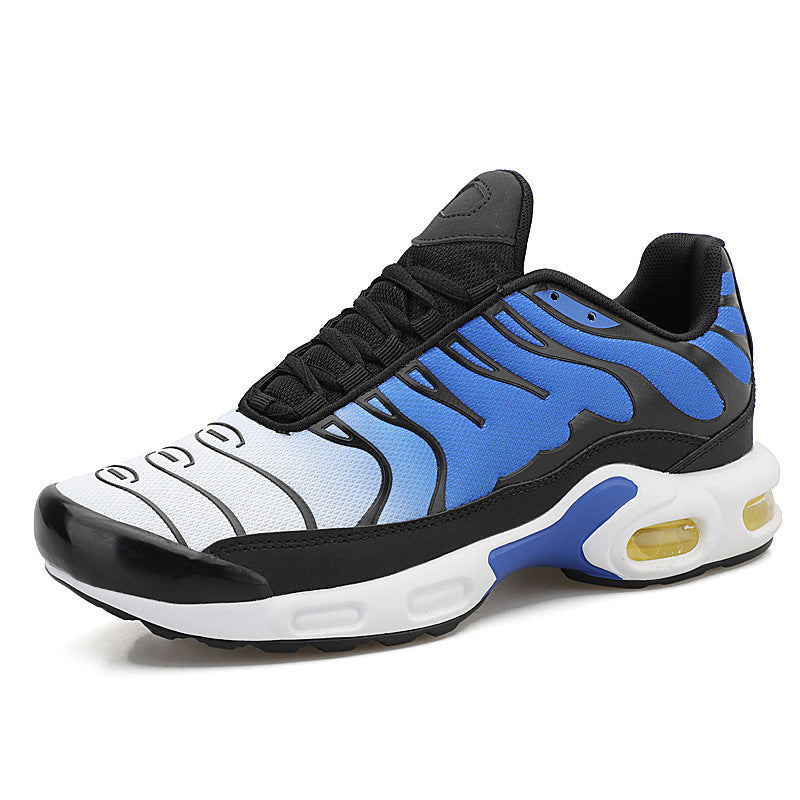 "Damen Luftkissen-Laufschuhe in lebendigen Farben, ergonomisches Design, ideal für Sport und Alltag, rutschfeste Sohle."
