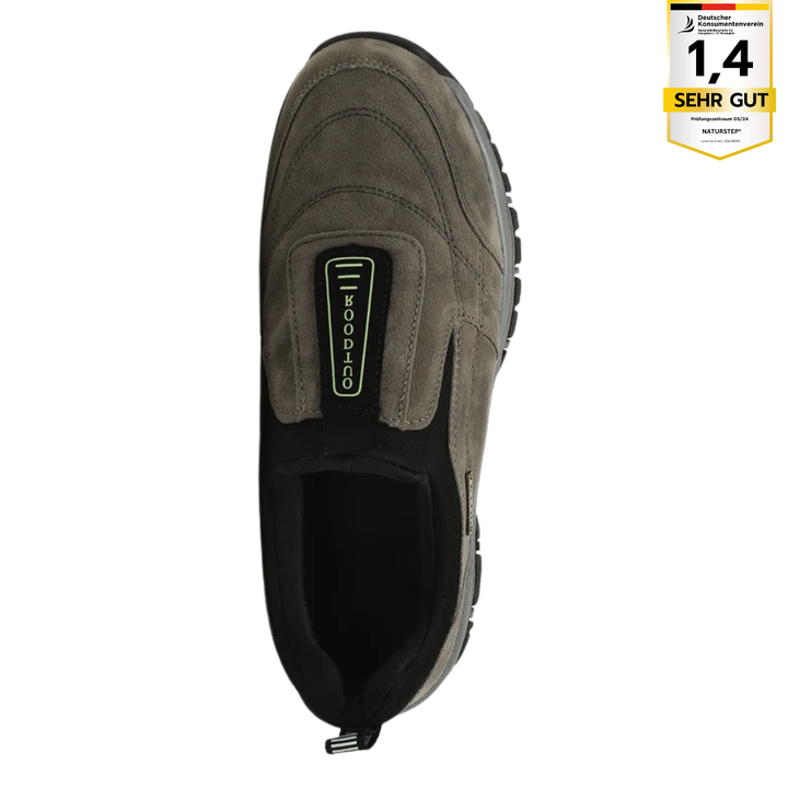 "Damen Orthopädische Schuhe, ergonomisch, atmungsaktiv, Sneaker, blaues Design. Komfort und Stil für ganztägigen Halt."
