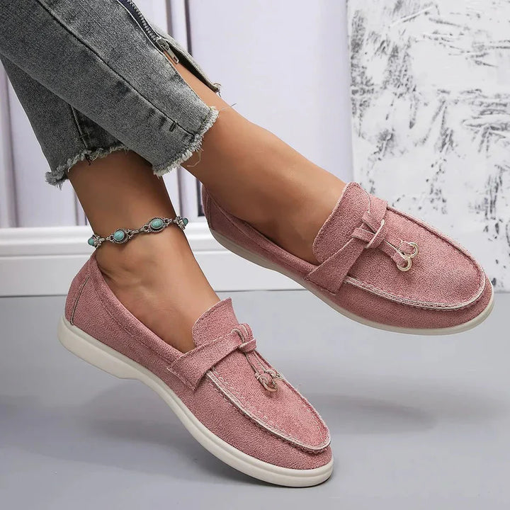 "Damen Slip-On Halbschuhe, rutschfeste Sohle, lässiger Stil, leicht, flexibel, komfortabel, ideal für jede Gelegenheit."