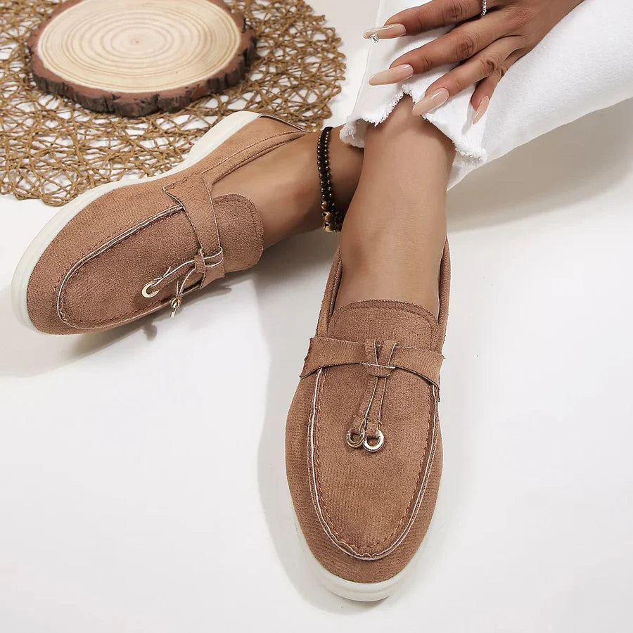 "Damen Slip-On Halbschuhe, rutschfeste Sohle, lässiger Stil, leicht, flexibel, komfortabel, ideal für jede Gelegenheit."