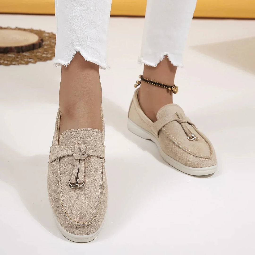 "Damen Slip-On Halbschuhe, rutschfeste Sohle, lässiger Stil, leicht, flexibel, komfortabel, ideal für jede Gelegenheit."