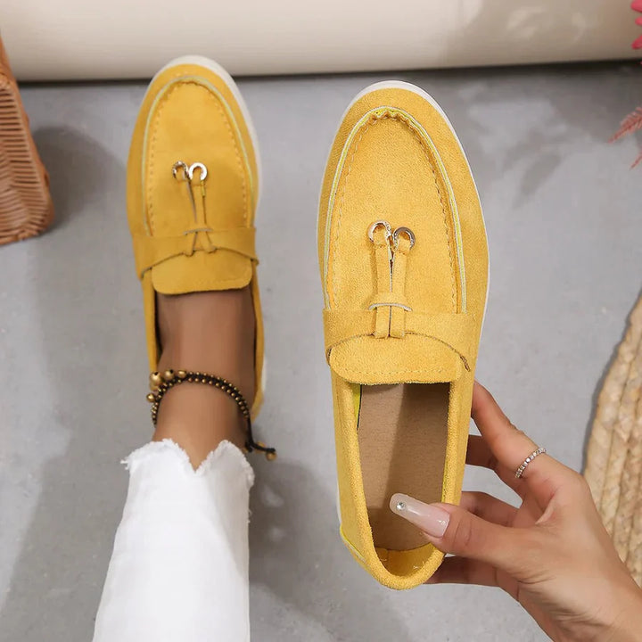 "Damen Slip-On Halbschuhe, rutschfeste Sohle, lässiger Stil, leicht, flexibel, komfortabel, ideal für jede Gelegenheit."