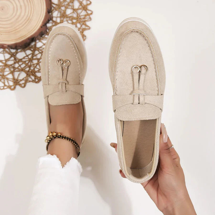 "Damen Slip-On Halbschuhe, rutschfeste Sohle, lässiger Stil, leicht, flexibel, komfortabel, ideal für jede Gelegenheit."