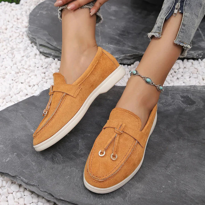 "Damen Slip-On Halbschuhe, rutschfeste Sohle, lässiger Stil, leicht, flexibel, komfortabel, ideal für jede Gelegenheit."