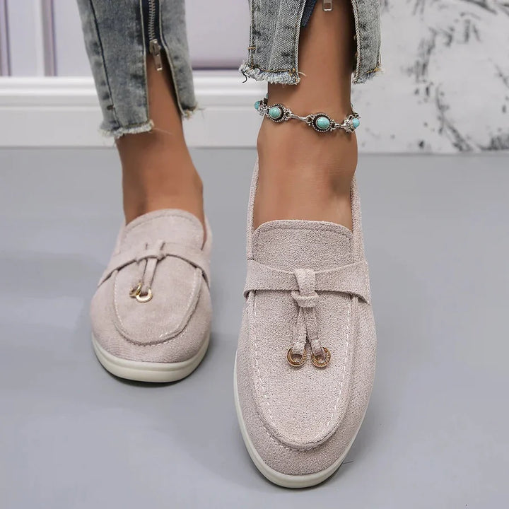 "Damen Slip-On Halbschuhe, rutschfeste Sohle, lässiger Stil, leicht, flexibel, komfortabel, ideal für jede Gelegenheit."