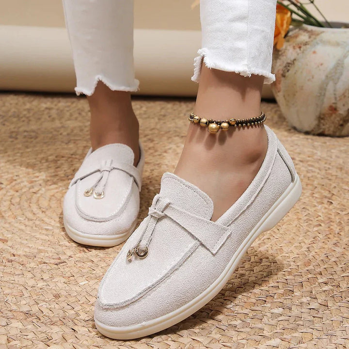 "Damen Slip-On Halbschuhe, rutschfeste Sohle, lässiger Stil, leicht, flexibel, komfortabel, ideal für jede Gelegenheit."