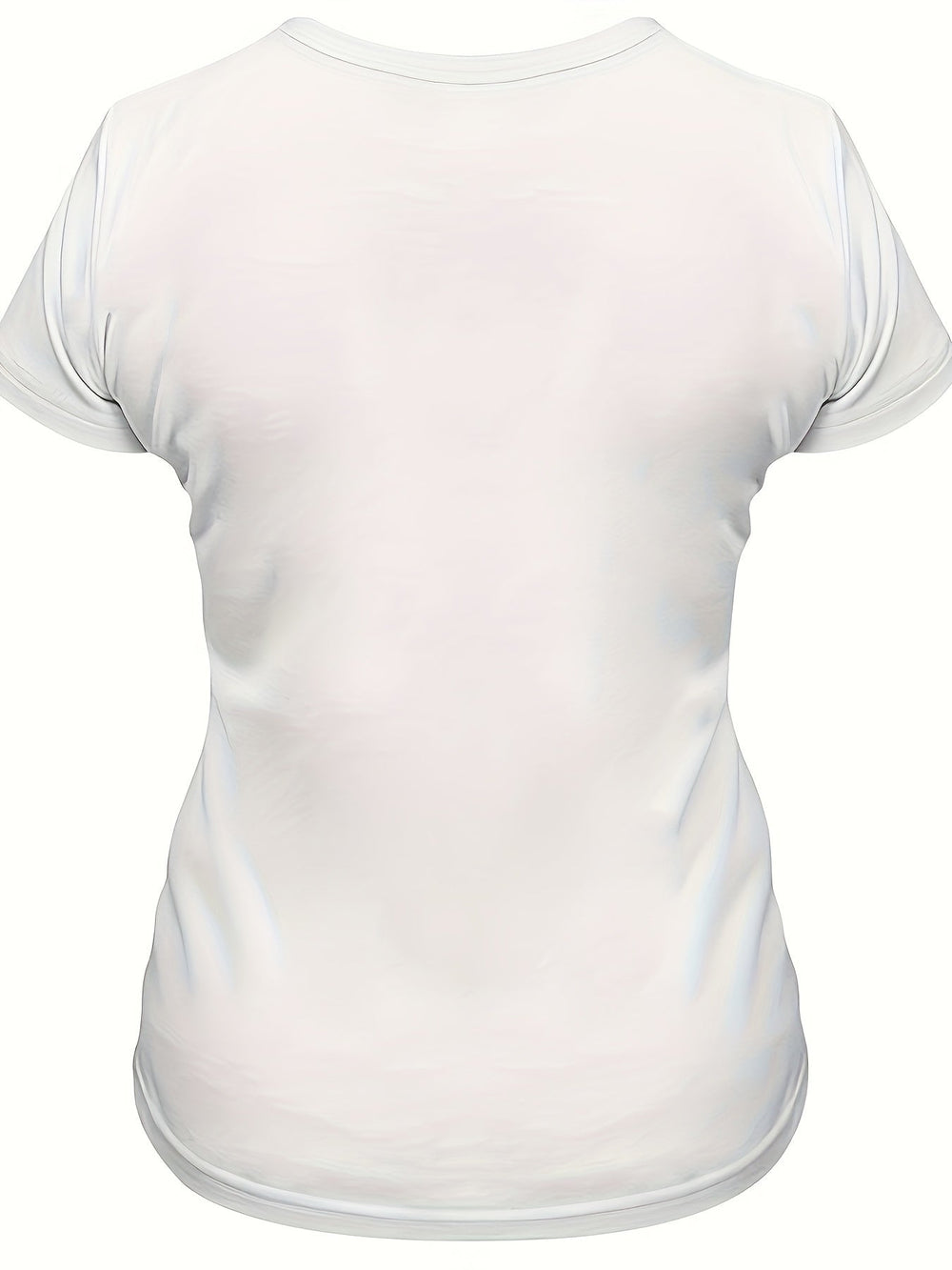 "Damen T-Shirt mit kreativem Hühnerdruck, Rundhalsausschnitt, Kurzarm, bequemer Stoff, perfekt für den Sommer."