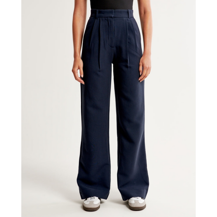 "Damen weite Hose mit hoher Taille, elegant und komfortabel, weites Bein, ideal für vielseitige Outfits und stilvolle Anlässe