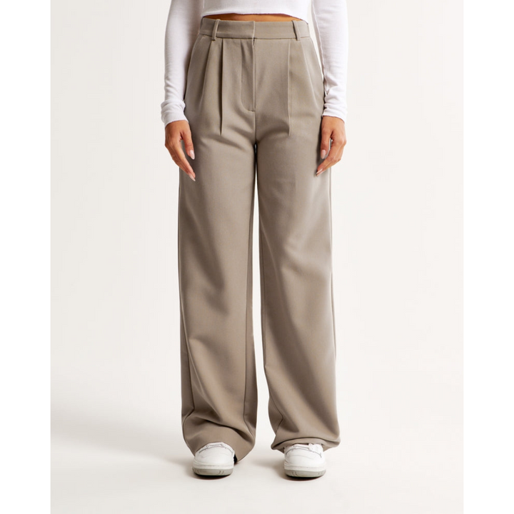 "Damen weite Hose mit hoher Taille, elegant und komfortabel, weites Bein, ideal für vielseitige Outfits und stilvolle Anlässe