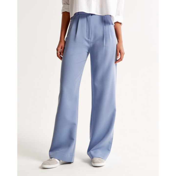 "Damen weite Hose mit hoher Taille, elegant und komfortabel, weites Bein, ideal für vielseitige Outfits und stilvolle Anlässe
