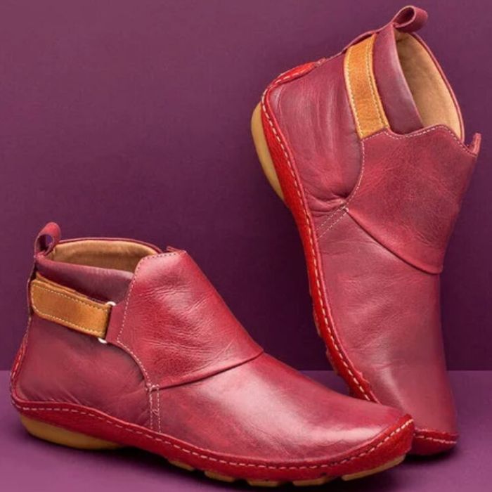 "Damenstiefeletten Leder Andrea, elegantes Design, bequemer Sitz, rutschfeste Sohle, vielseitig kombinierbar."