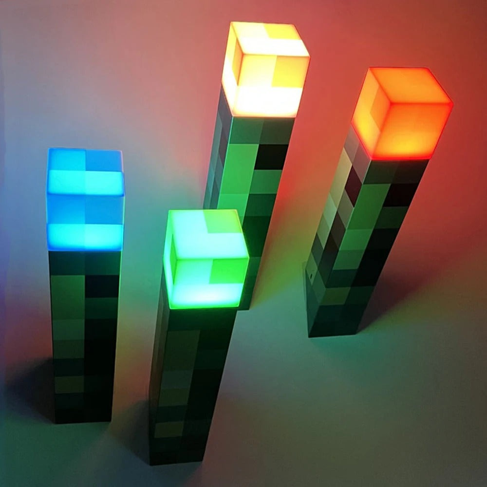 "Dezent-orangene GlowTorch LED-Lampe, USB-aufladbar, stilvoller Lichtgenuss für stimmungsvolle Raumbeleuchtung"