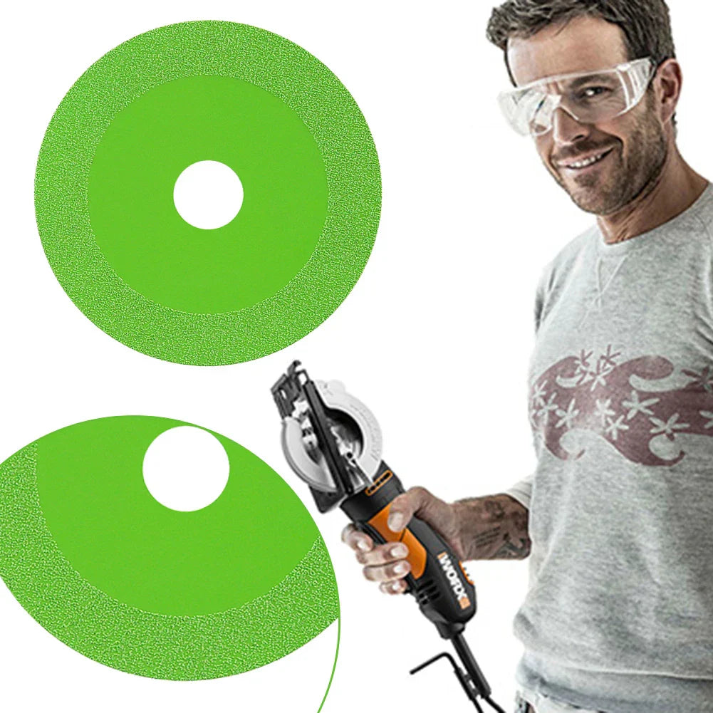 "Diamant-Trennscheibe für Glas, 100 mm Durchmesser, präzise und vibrationsarm, langlebige Diamantbeschichtung"