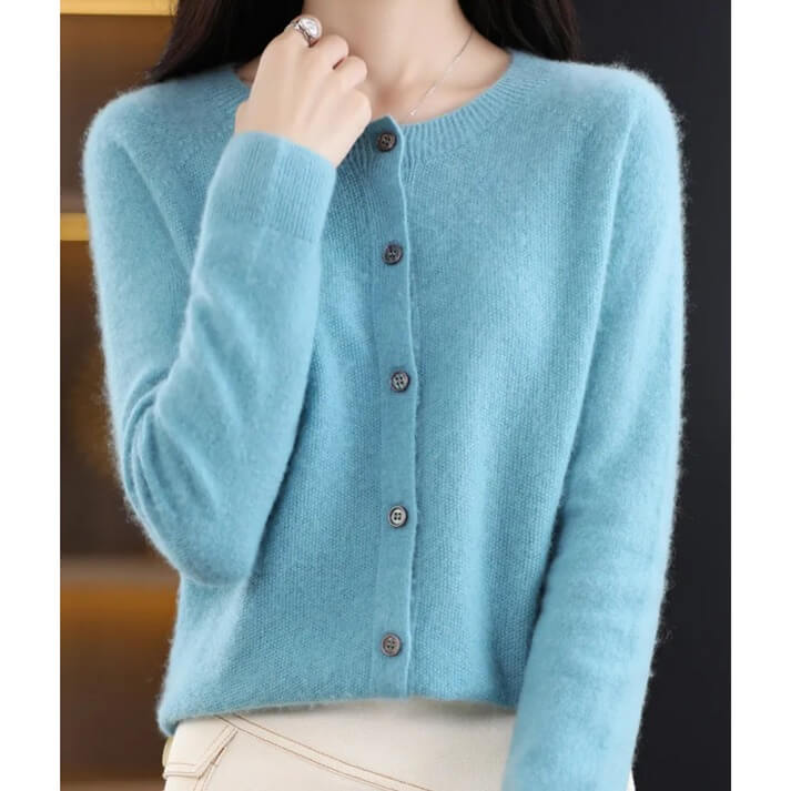 Luxuriöser Damen Wollpullover