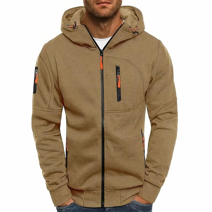 Herren Kapuzenpulli mit Reißverschluss