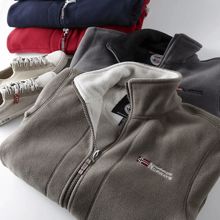 Stylische Warm Fleece-Jacke