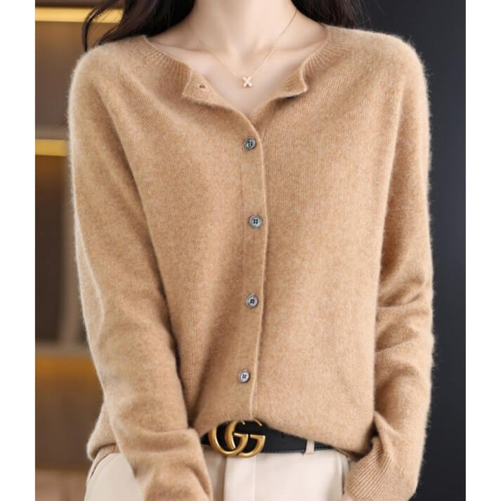 Luxuriöser Damen Wollpullover