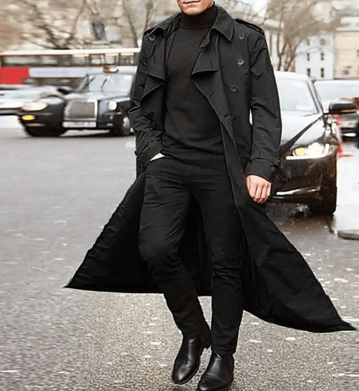 Klassischer Herren Trenchcoat