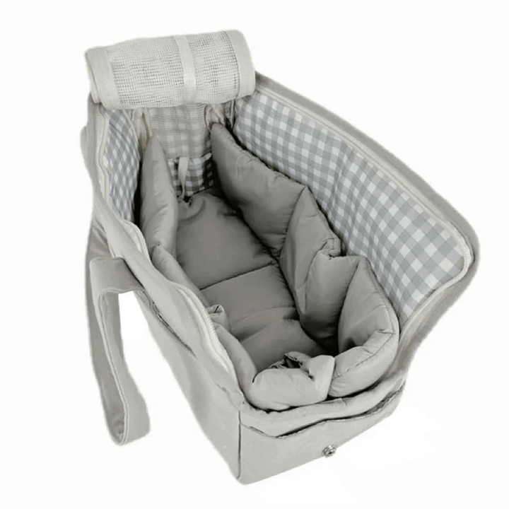 Atmungsaktive Schultertasche für Hunde