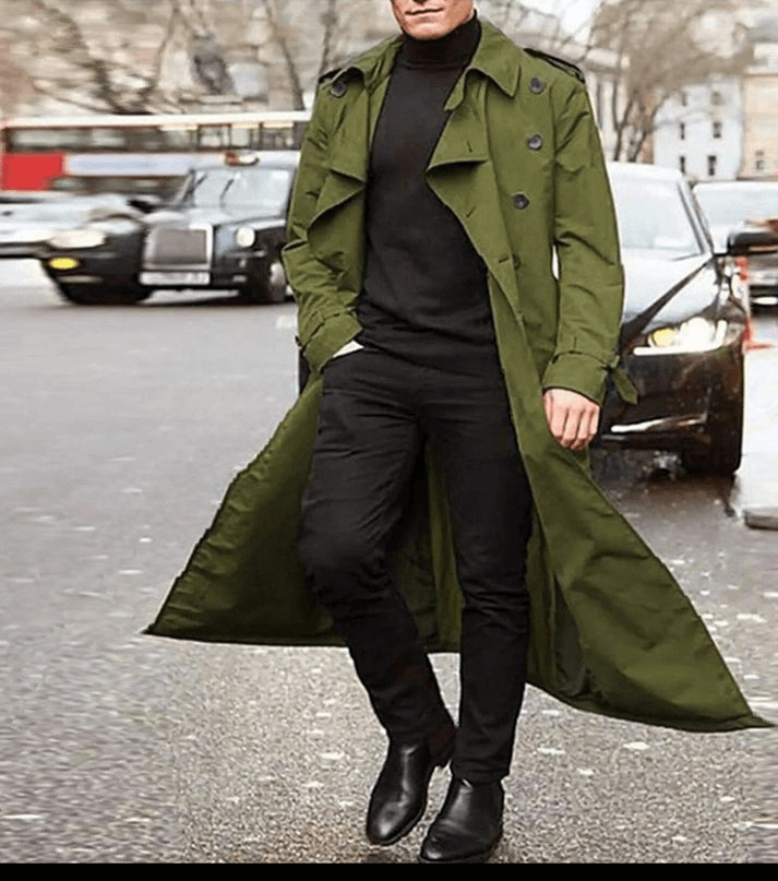 Klassischer Herren Trenchcoat