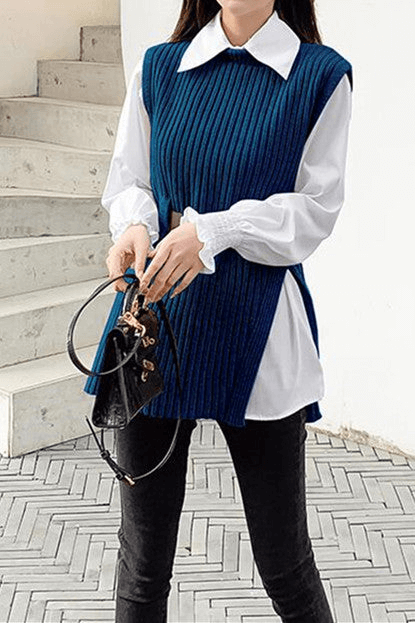 Modisches Lantern Sleeve Shirt Set