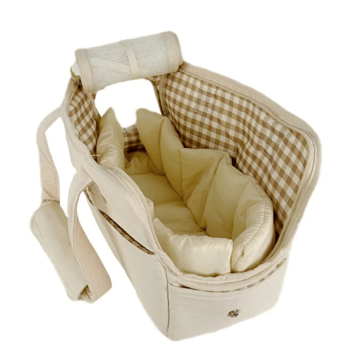 Atmungsaktive Schultertasche für Hunde