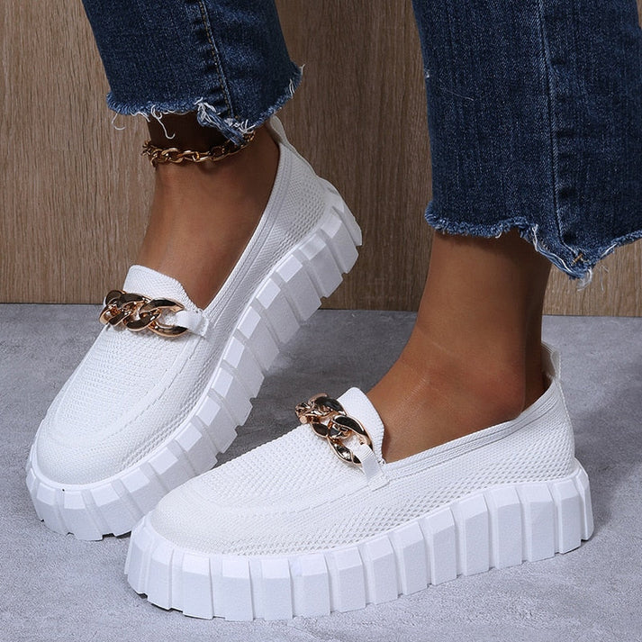 Modische Orthopädische Damen-Sportschuhe mit Plateausohle