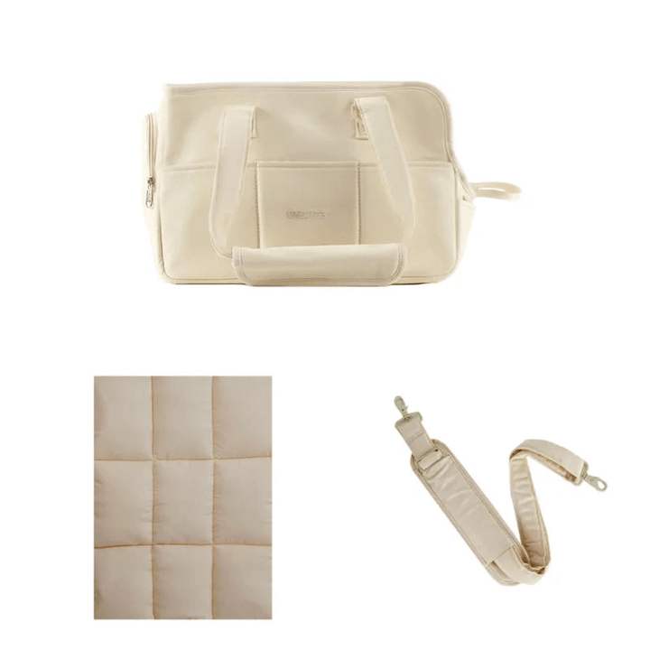 Atmungsaktive Schultertasche für Hunde