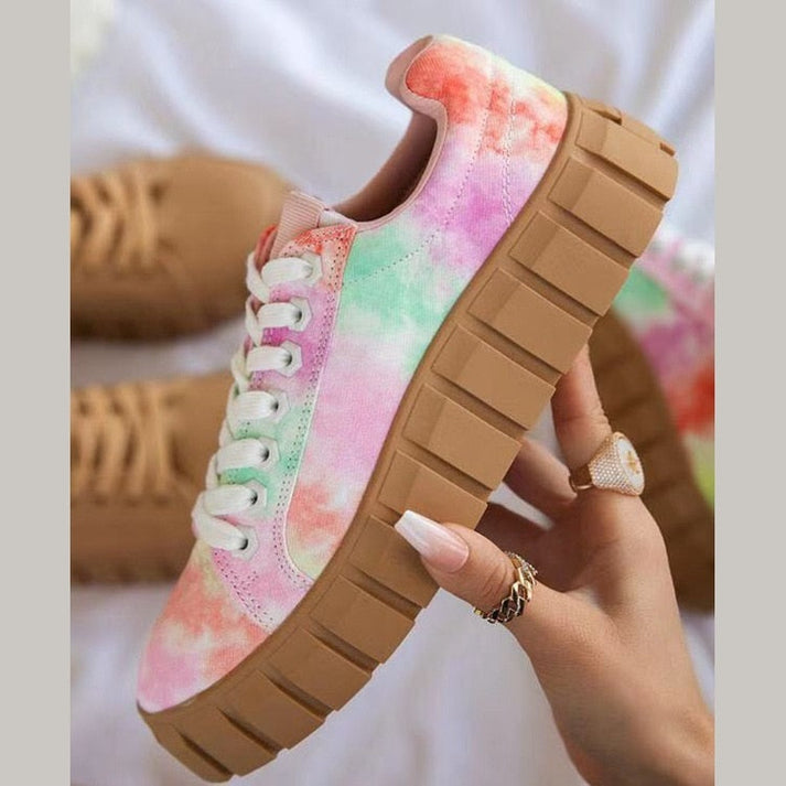 Modische Orthopädische Damen-Sportschuhe mit Plateausohle