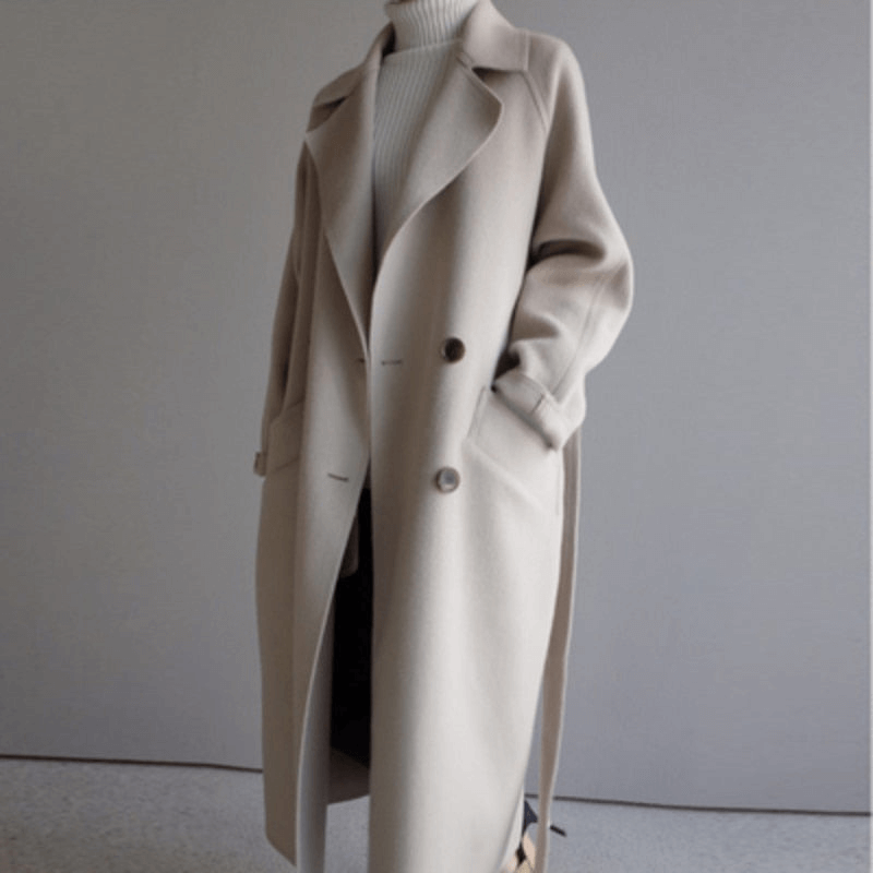 Zeitloser Eleganz Wollmantel