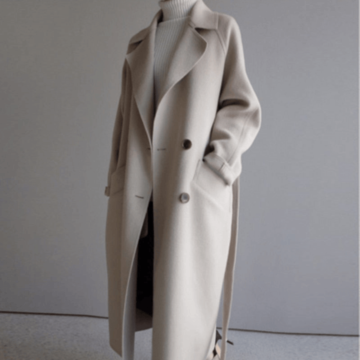 Zeitloser Eleganz Wollmantel