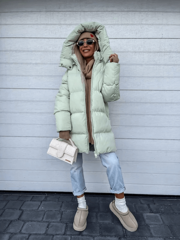 Moderne Daunenjacke für Frauen