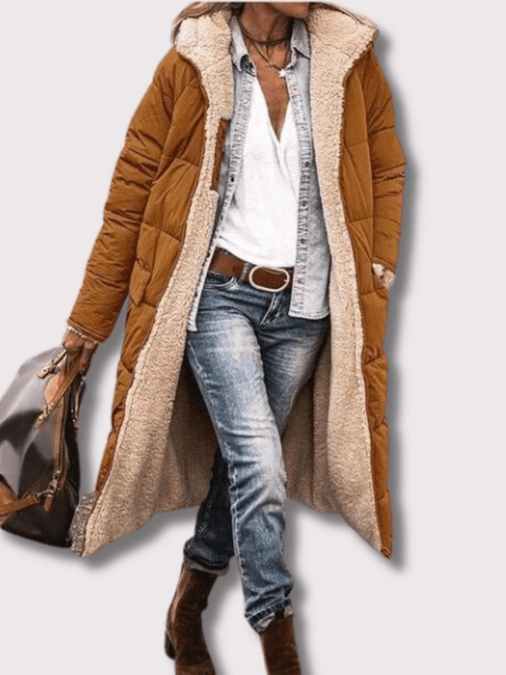 Elegante Lange Wendejacke