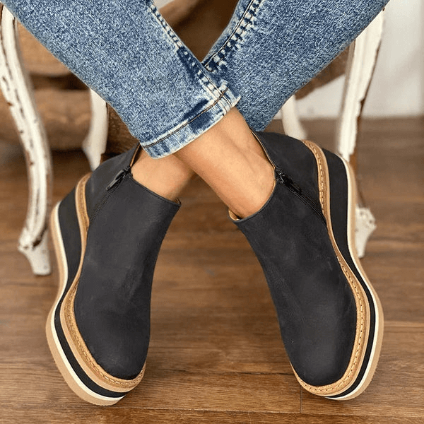 Runde Zehenstiefel für Damen