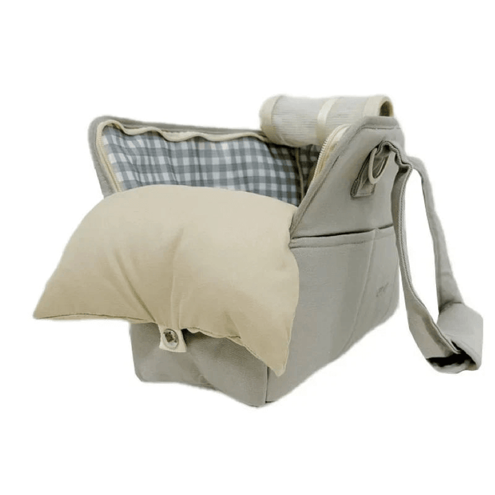 Atmungsaktive Schultertasche für Hunde
